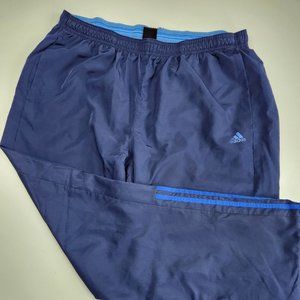 Adidas Climalite Men's poly track pants 2xl/xxl Blue